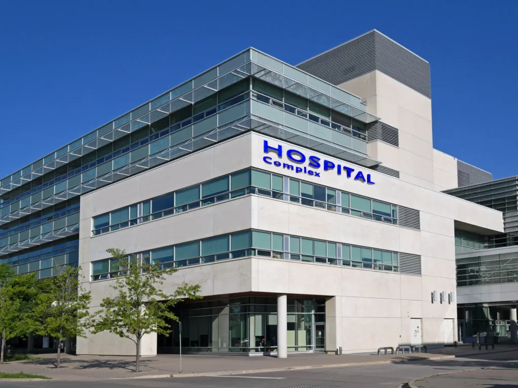 Complex Hospital Building with latest infrastructure
