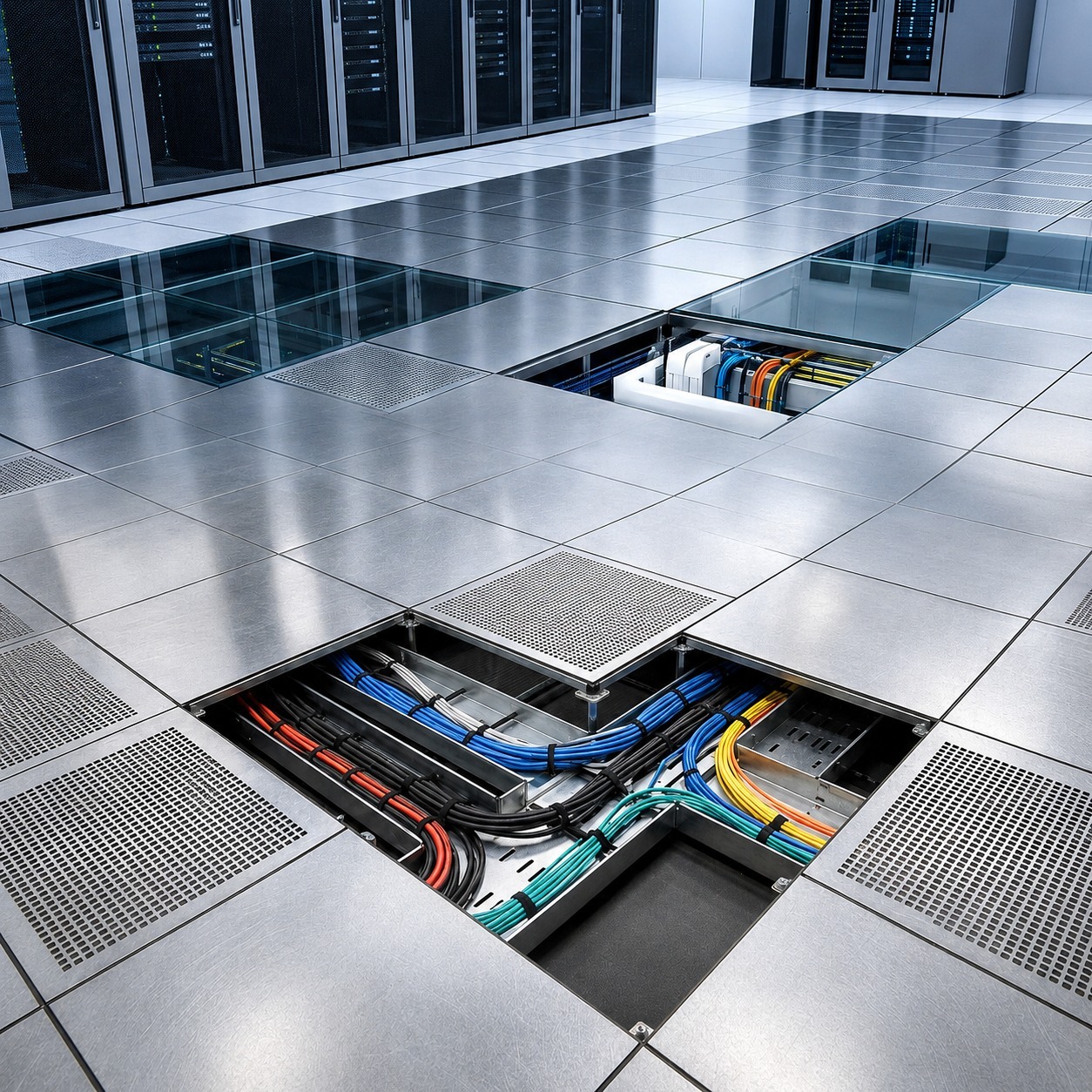 Raised Floor Data Center Hero